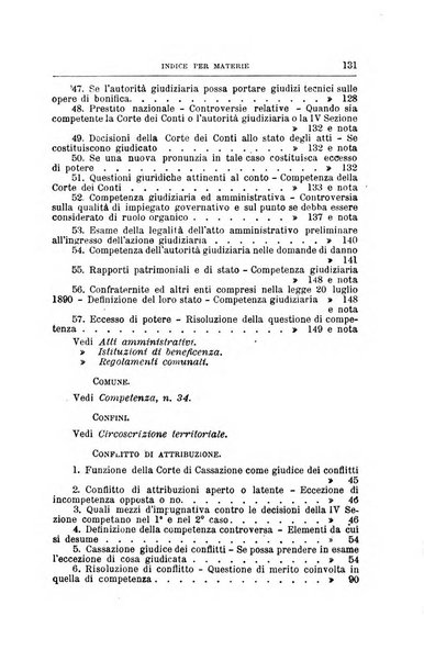 La giustizia amministrativa raccolta di decisioni e pareri del Consiglio di Stato, decisioni della Corte dei conti, sentenze della Cassazione di Roma, e decisioni delle Giunte provinciali amministrative