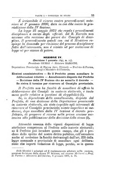 La giustizia amministrativa raccolta di decisioni e pareri del Consiglio di Stato, decisioni della Corte dei conti, sentenze della Cassazione di Roma, e decisioni delle Giunte provinciali amministrative