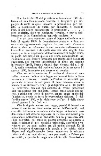 La giustizia amministrativa raccolta di decisioni e pareri del Consiglio di Stato, decisioni della Corte dei conti, sentenze della Cassazione di Roma, e decisioni delle Giunte provinciali amministrative