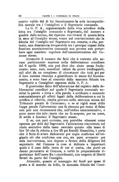 La giustizia amministrativa raccolta di decisioni e pareri del Consiglio di Stato, decisioni della Corte dei conti, sentenze della Cassazione di Roma, e decisioni delle Giunte provinciali amministrative