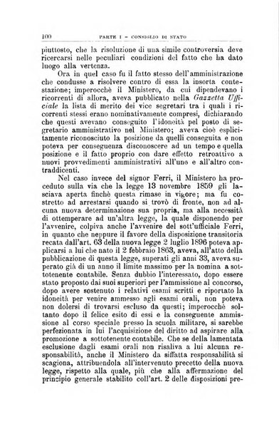 La giustizia amministrativa raccolta di decisioni e pareri del Consiglio di Stato, decisioni della Corte dei conti, sentenze della Cassazione di Roma, e decisioni delle Giunte provinciali amministrative