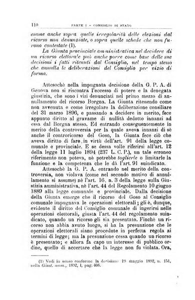 La giustizia amministrativa raccolta di decisioni e pareri del Consiglio di Stato, decisioni della Corte dei conti, sentenze della Cassazione di Roma, e decisioni delle Giunte provinciali amministrative