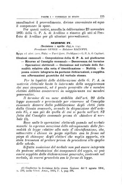 La giustizia amministrativa raccolta di decisioni e pareri del Consiglio di Stato, decisioni della Corte dei conti, sentenze della Cassazione di Roma, e decisioni delle Giunte provinciali amministrative