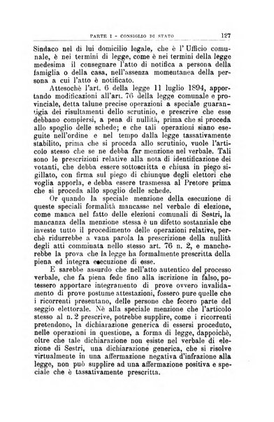 La giustizia amministrativa raccolta di decisioni e pareri del Consiglio di Stato, decisioni della Corte dei conti, sentenze della Cassazione di Roma, e decisioni delle Giunte provinciali amministrative