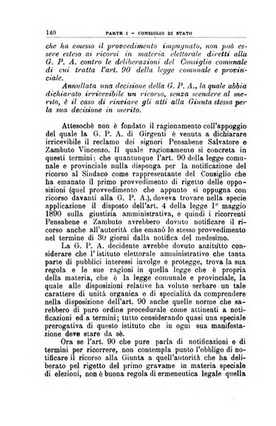 La giustizia amministrativa raccolta di decisioni e pareri del Consiglio di Stato, decisioni della Corte dei conti, sentenze della Cassazione di Roma, e decisioni delle Giunte provinciali amministrative