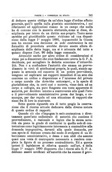 La giustizia amministrativa raccolta di decisioni e pareri del Consiglio di Stato, decisioni della Corte dei conti, sentenze della Cassazione di Roma, e decisioni delle Giunte provinciali amministrative