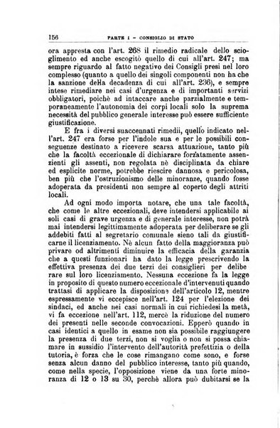 La giustizia amministrativa raccolta di decisioni e pareri del Consiglio di Stato, decisioni della Corte dei conti, sentenze della Cassazione di Roma, e decisioni delle Giunte provinciali amministrative