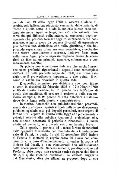 La giustizia amministrativa raccolta di decisioni e pareri del Consiglio di Stato, decisioni della Corte dei conti, sentenze della Cassazione di Roma, e decisioni delle Giunte provinciali amministrative