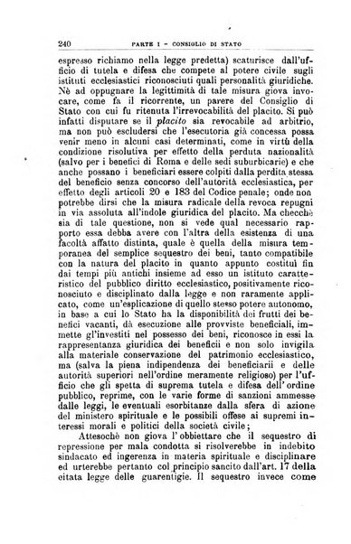 La giustizia amministrativa raccolta di decisioni e pareri del Consiglio di Stato, decisioni della Corte dei conti, sentenze della Cassazione di Roma, e decisioni delle Giunte provinciali amministrative