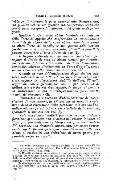 La giustizia amministrativa raccolta di decisioni e pareri del Consiglio di Stato, decisioni della Corte dei conti, sentenze della Cassazione di Roma, e decisioni delle Giunte provinciali amministrative