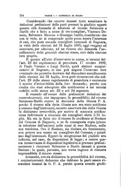 La giustizia amministrativa raccolta di decisioni e pareri del Consiglio di Stato, decisioni della Corte dei conti, sentenze della Cassazione di Roma, e decisioni delle Giunte provinciali amministrative