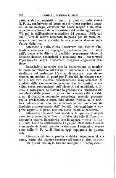 La giustizia amministrativa raccolta di decisioni e pareri del Consiglio di Stato, decisioni della Corte dei conti, sentenze della Cassazione di Roma, e decisioni delle Giunte provinciali amministrative