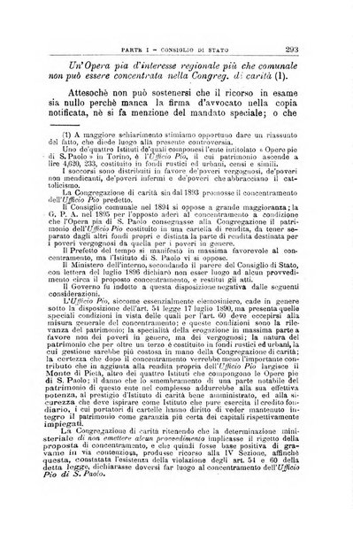 La giustizia amministrativa raccolta di decisioni e pareri del Consiglio di Stato, decisioni della Corte dei conti, sentenze della Cassazione di Roma, e decisioni delle Giunte provinciali amministrative