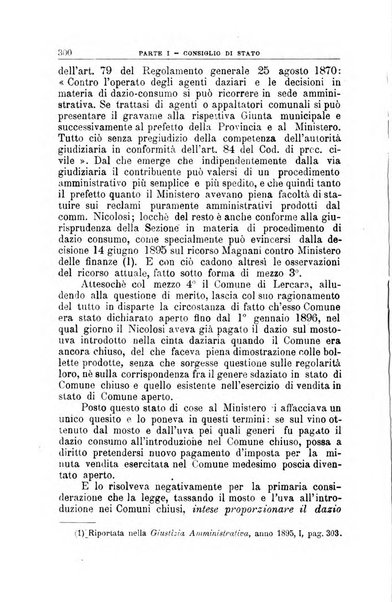 La giustizia amministrativa raccolta di decisioni e pareri del Consiglio di Stato, decisioni della Corte dei conti, sentenze della Cassazione di Roma, e decisioni delle Giunte provinciali amministrative