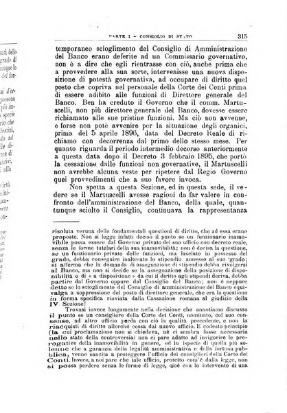 La giustizia amministrativa raccolta di decisioni e pareri del Consiglio di Stato, decisioni della Corte dei conti, sentenze della Cassazione di Roma, e decisioni delle Giunte provinciali amministrative