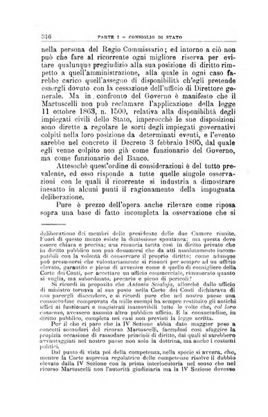 La giustizia amministrativa raccolta di decisioni e pareri del Consiglio di Stato, decisioni della Corte dei conti, sentenze della Cassazione di Roma, e decisioni delle Giunte provinciali amministrative