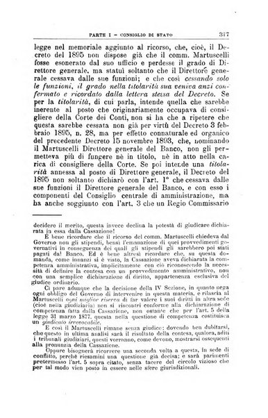 La giustizia amministrativa raccolta di decisioni e pareri del Consiglio di Stato, decisioni della Corte dei conti, sentenze della Cassazione di Roma, e decisioni delle Giunte provinciali amministrative