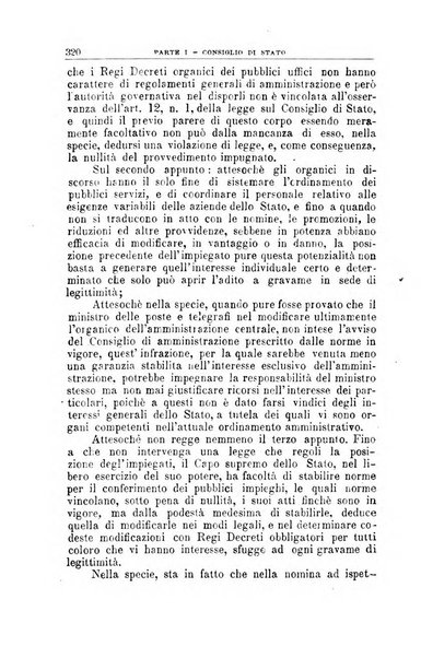 La giustizia amministrativa raccolta di decisioni e pareri del Consiglio di Stato, decisioni della Corte dei conti, sentenze della Cassazione di Roma, e decisioni delle Giunte provinciali amministrative