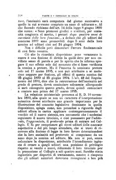 La giustizia amministrativa raccolta di decisioni e pareri del Consiglio di Stato, decisioni della Corte dei conti, sentenze della Cassazione di Roma, e decisioni delle Giunte provinciali amministrative