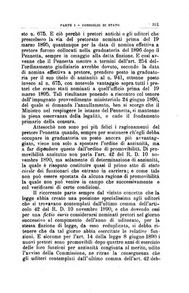 La giustizia amministrativa raccolta di decisioni e pareri del Consiglio di Stato, decisioni della Corte dei conti, sentenze della Cassazione di Roma, e decisioni delle Giunte provinciali amministrative