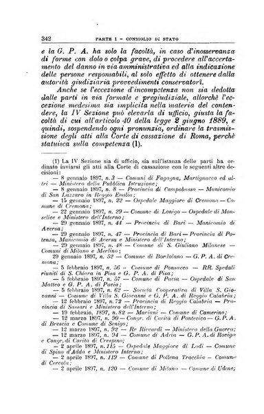 La giustizia amministrativa raccolta di decisioni e pareri del Consiglio di Stato, decisioni della Corte dei conti, sentenze della Cassazione di Roma, e decisioni delle Giunte provinciali amministrative