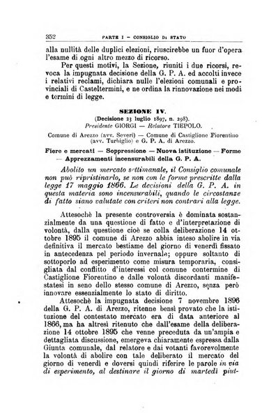 La giustizia amministrativa raccolta di decisioni e pareri del Consiglio di Stato, decisioni della Corte dei conti, sentenze della Cassazione di Roma, e decisioni delle Giunte provinciali amministrative