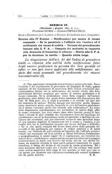 La giustizia amministrativa raccolta di decisioni e pareri del Consiglio di Stato, decisioni della Corte dei conti, sentenze della Cassazione di Roma, e decisioni delle Giunte provinciali amministrative