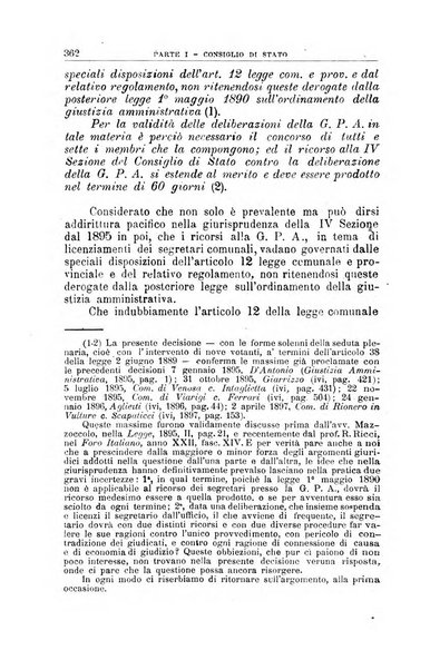 La giustizia amministrativa raccolta di decisioni e pareri del Consiglio di Stato, decisioni della Corte dei conti, sentenze della Cassazione di Roma, e decisioni delle Giunte provinciali amministrative