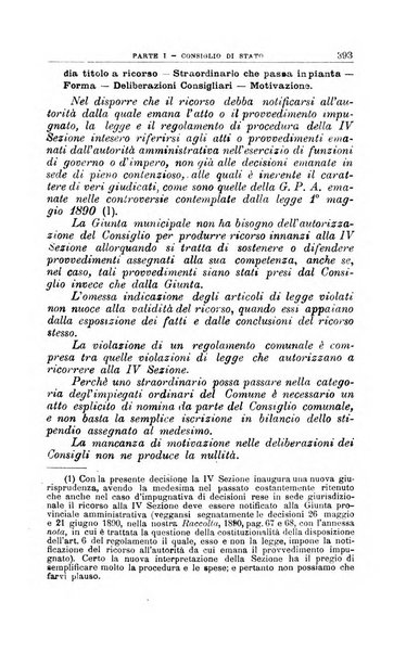 La giustizia amministrativa raccolta di decisioni e pareri del Consiglio di Stato, decisioni della Corte dei conti, sentenze della Cassazione di Roma, e decisioni delle Giunte provinciali amministrative