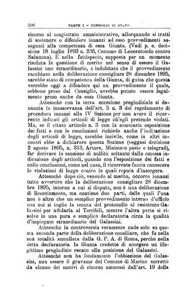 La giustizia amministrativa raccolta di decisioni e pareri del Consiglio di Stato, decisioni della Corte dei conti, sentenze della Cassazione di Roma, e decisioni delle Giunte provinciali amministrative