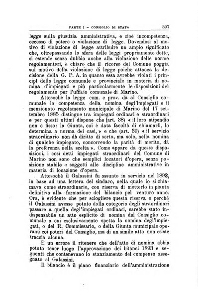 La giustizia amministrativa raccolta di decisioni e pareri del Consiglio di Stato, decisioni della Corte dei conti, sentenze della Cassazione di Roma, e decisioni delle Giunte provinciali amministrative