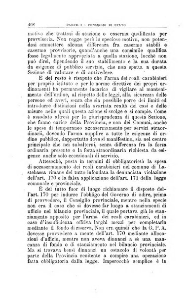 La giustizia amministrativa raccolta di decisioni e pareri del Consiglio di Stato, decisioni della Corte dei conti, sentenze della Cassazione di Roma, e decisioni delle Giunte provinciali amministrative