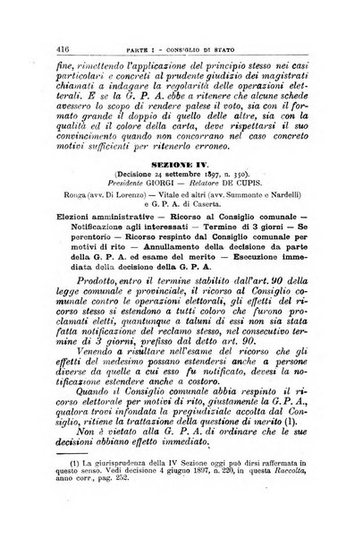 La giustizia amministrativa raccolta di decisioni e pareri del Consiglio di Stato, decisioni della Corte dei conti, sentenze della Cassazione di Roma, e decisioni delle Giunte provinciali amministrative