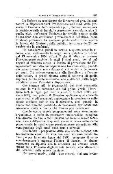 La giustizia amministrativa raccolta di decisioni e pareri del Consiglio di Stato, decisioni della Corte dei conti, sentenze della Cassazione di Roma, e decisioni delle Giunte provinciali amministrative