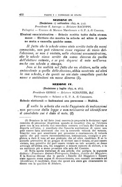 La giustizia amministrativa raccolta di decisioni e pareri del Consiglio di Stato, decisioni della Corte dei conti, sentenze della Cassazione di Roma, e decisioni delle Giunte provinciali amministrative