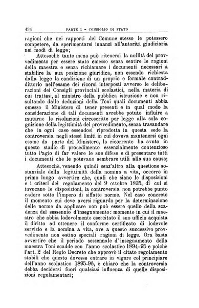 La giustizia amministrativa raccolta di decisioni e pareri del Consiglio di Stato, decisioni della Corte dei conti, sentenze della Cassazione di Roma, e decisioni delle Giunte provinciali amministrative