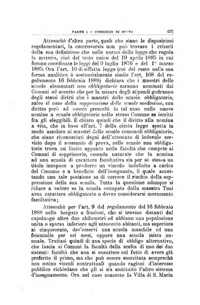 La giustizia amministrativa raccolta di decisioni e pareri del Consiglio di Stato, decisioni della Corte dei conti, sentenze della Cassazione di Roma, e decisioni delle Giunte provinciali amministrative