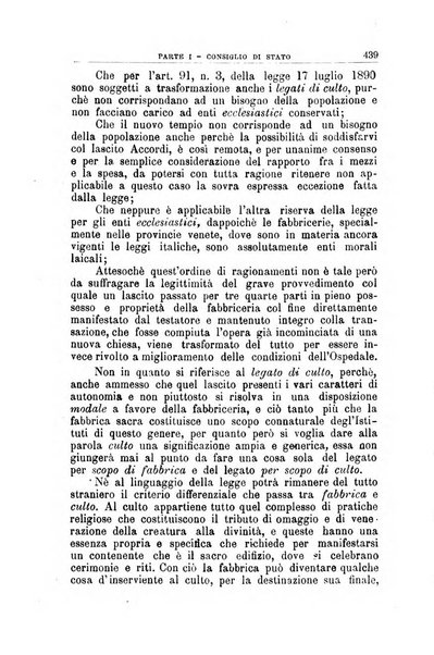 La giustizia amministrativa raccolta di decisioni e pareri del Consiglio di Stato, decisioni della Corte dei conti, sentenze della Cassazione di Roma, e decisioni delle Giunte provinciali amministrative