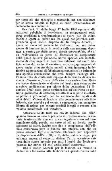 La giustizia amministrativa raccolta di decisioni e pareri del Consiglio di Stato, decisioni della Corte dei conti, sentenze della Cassazione di Roma, e decisioni delle Giunte provinciali amministrative