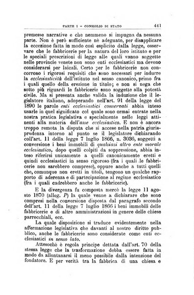 La giustizia amministrativa raccolta di decisioni e pareri del Consiglio di Stato, decisioni della Corte dei conti, sentenze della Cassazione di Roma, e decisioni delle Giunte provinciali amministrative