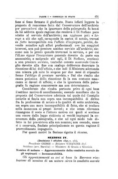 La giustizia amministrativa raccolta di decisioni e pareri del Consiglio di Stato, decisioni della Corte dei conti, sentenze della Cassazione di Roma, e decisioni delle Giunte provinciali amministrative