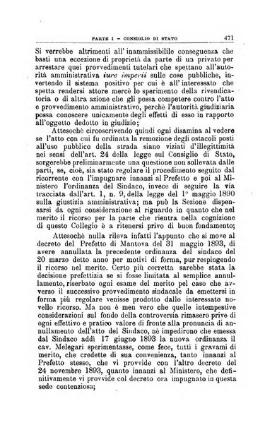 La giustizia amministrativa raccolta di decisioni e pareri del Consiglio di Stato, decisioni della Corte dei conti, sentenze della Cassazione di Roma, e decisioni delle Giunte provinciali amministrative