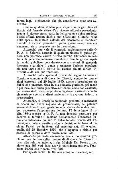 La giustizia amministrativa raccolta di decisioni e pareri del Consiglio di Stato, decisioni della Corte dei conti, sentenze della Cassazione di Roma, e decisioni delle Giunte provinciali amministrative