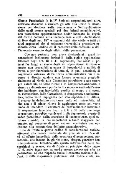 La giustizia amministrativa raccolta di decisioni e pareri del Consiglio di Stato, decisioni della Corte dei conti, sentenze della Cassazione di Roma, e decisioni delle Giunte provinciali amministrative