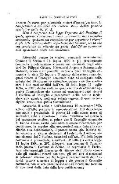 La giustizia amministrativa raccolta di decisioni e pareri del Consiglio di Stato, decisioni della Corte dei conti, sentenze della Cassazione di Roma, e decisioni delle Giunte provinciali amministrative