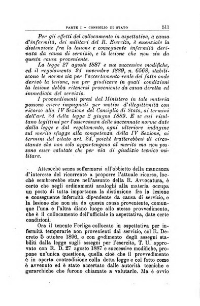 La giustizia amministrativa raccolta di decisioni e pareri del Consiglio di Stato, decisioni della Corte dei conti, sentenze della Cassazione di Roma, e decisioni delle Giunte provinciali amministrative