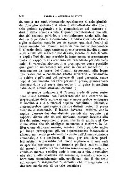 La giustizia amministrativa raccolta di decisioni e pareri del Consiglio di Stato, decisioni della Corte dei conti, sentenze della Cassazione di Roma, e decisioni delle Giunte provinciali amministrative