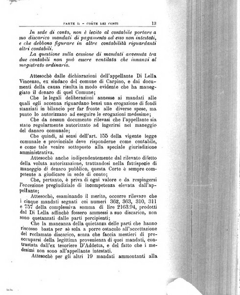 La giustizia amministrativa raccolta di decisioni e pareri del Consiglio di Stato, decisioni della Corte dei conti, sentenze della Cassazione di Roma, e decisioni delle Giunte provinciali amministrative