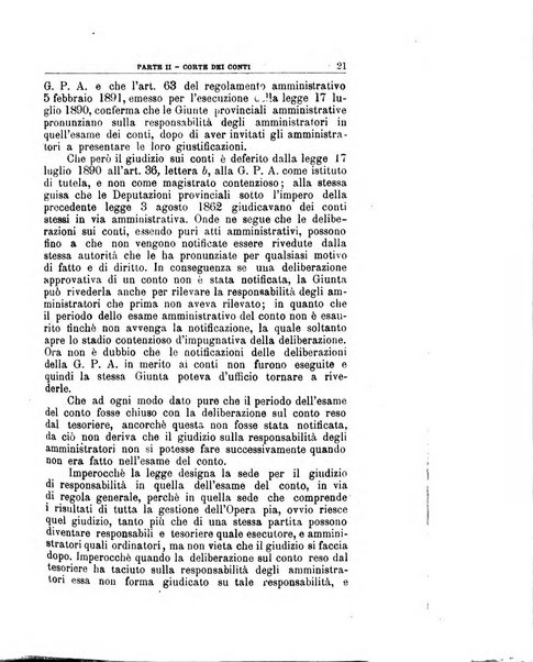 La giustizia amministrativa raccolta di decisioni e pareri del Consiglio di Stato, decisioni della Corte dei conti, sentenze della Cassazione di Roma, e decisioni delle Giunte provinciali amministrative