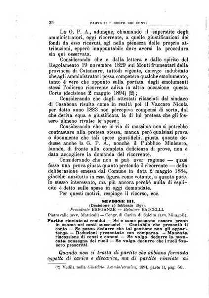 La giustizia amministrativa raccolta di decisioni e pareri del Consiglio di Stato, decisioni della Corte dei conti, sentenze della Cassazione di Roma, e decisioni delle Giunte provinciali amministrative